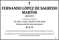 Fernando López de Sagredo Martos